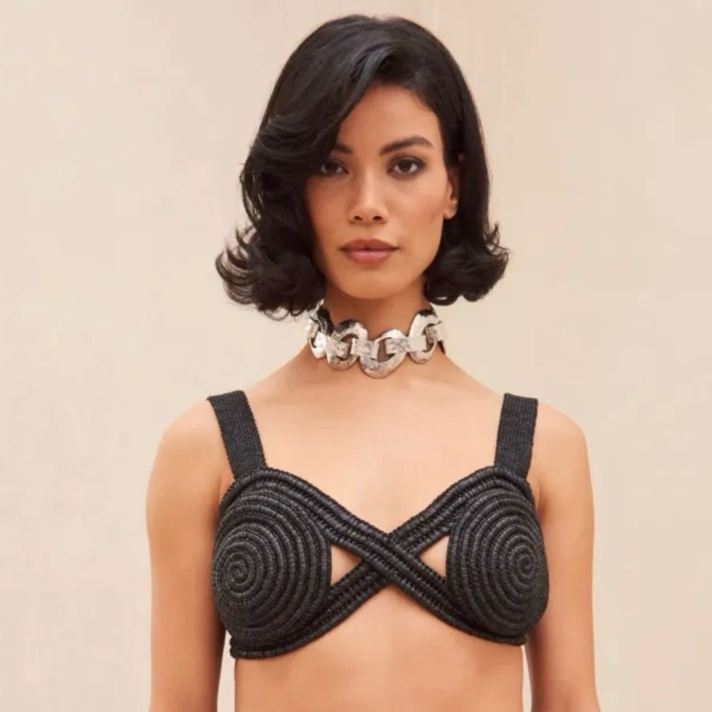 🏷️🔖 NWT Cult Gaia Gabi Crotchet Top - L
